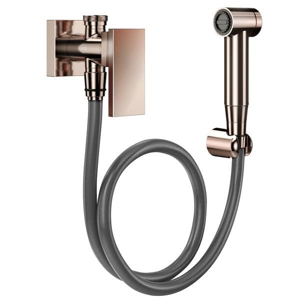 Ducha Higiênica com Derivação 1,2m Cobre Polido New Edge Docol