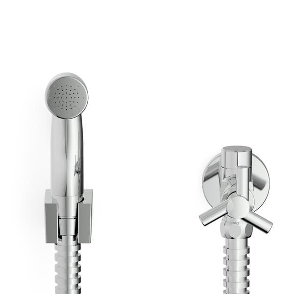 Ducha Higiênica com Derivação 1,2m Cromada Metal One Celite