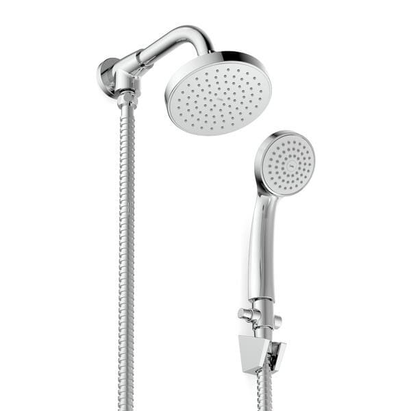 Ducha Redonda de Parede Cromado Basic Roca