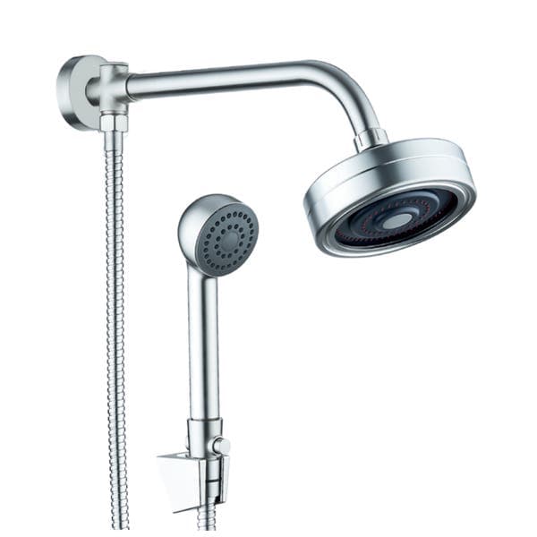 Ducha Redonda Parede Cromada com Chuveirinho Luxo Civitt