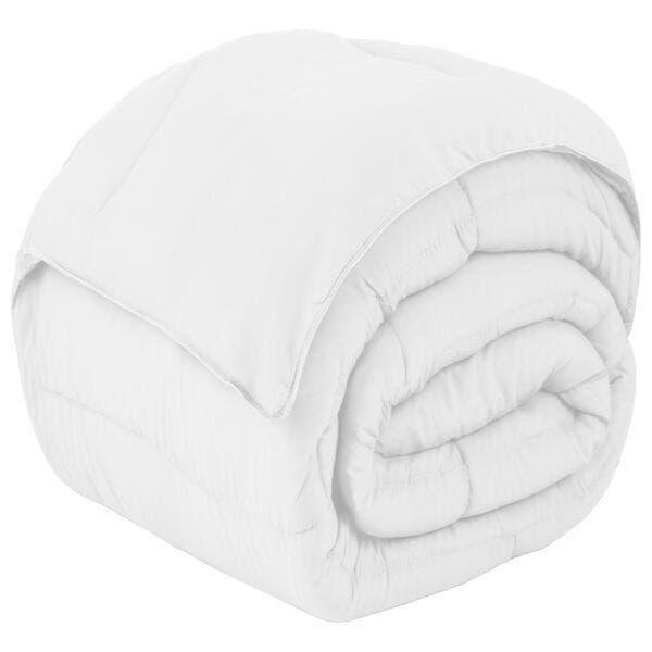 Edredom Casal Comforter Poliéster Branco Sonhare