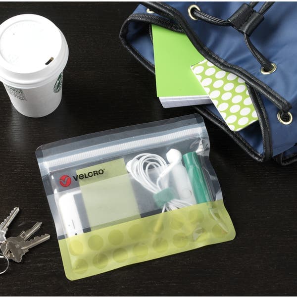 Embalagem PRESS-LOK® Mini 17,9x14,5cm Verde Marca VELCRO® 2 unidades