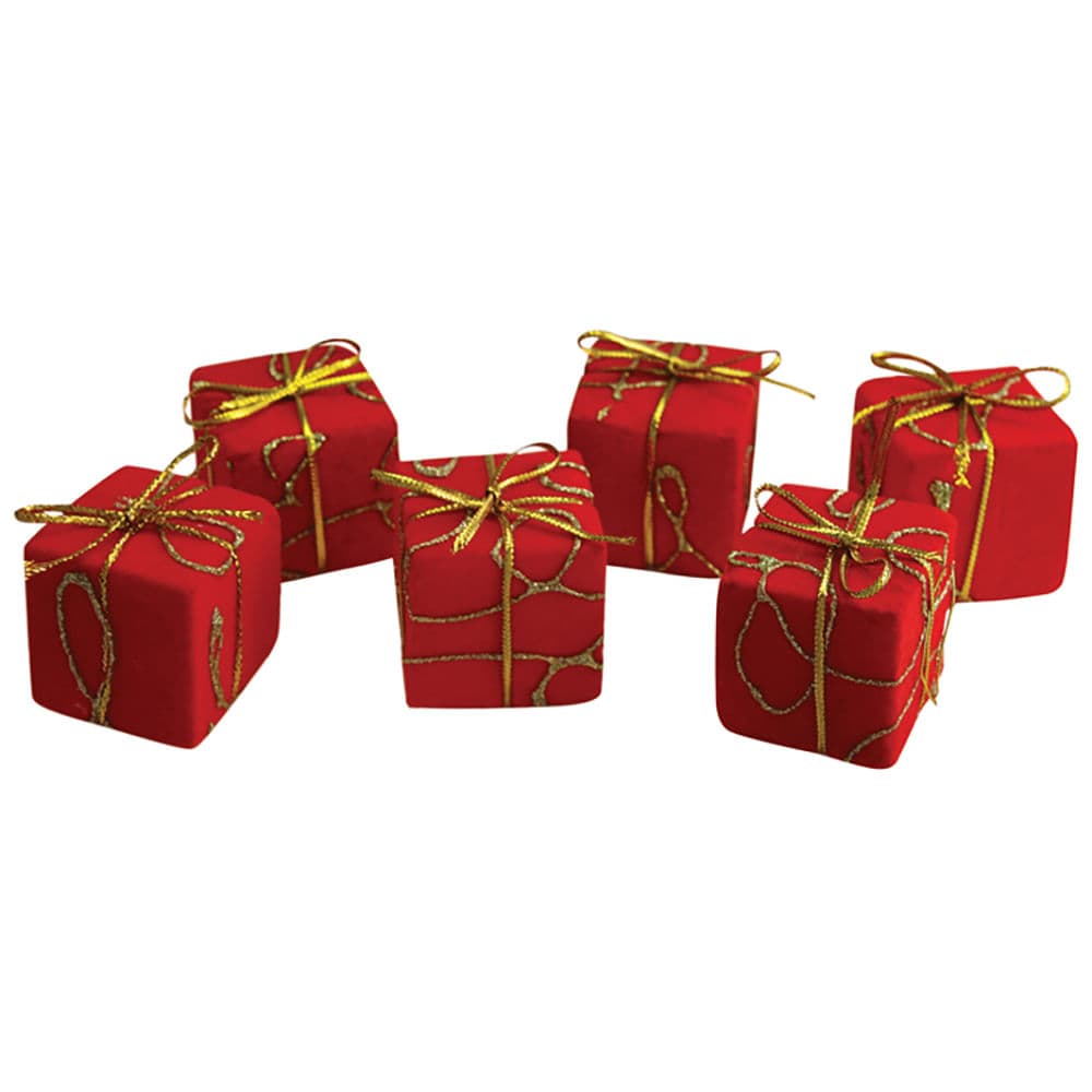 Enfeite de Natal Presente 6 Unidades - Magizi