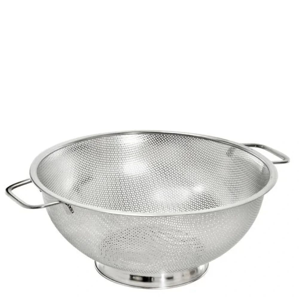 Escorredor de Aço Inox com Alças 28cm
