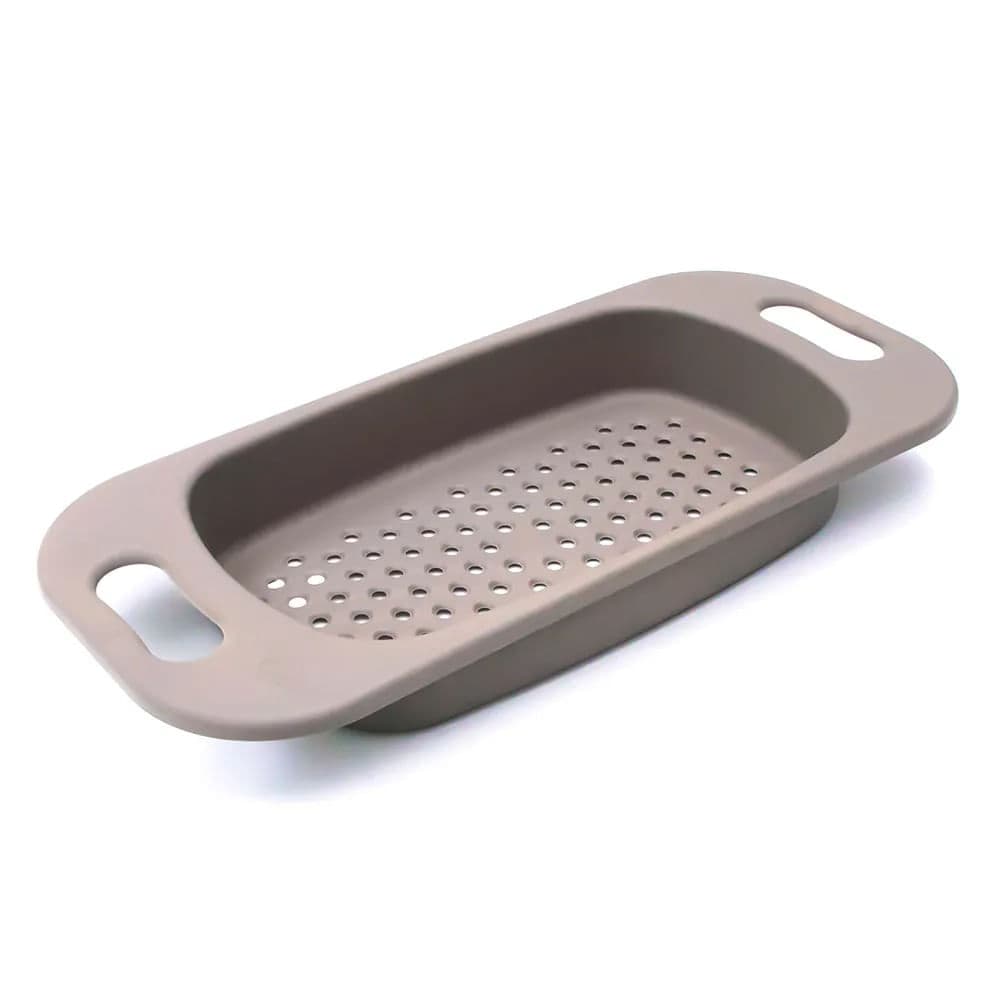 Escorredor de Alimentos Basic 42,2cm Cinza - Coza