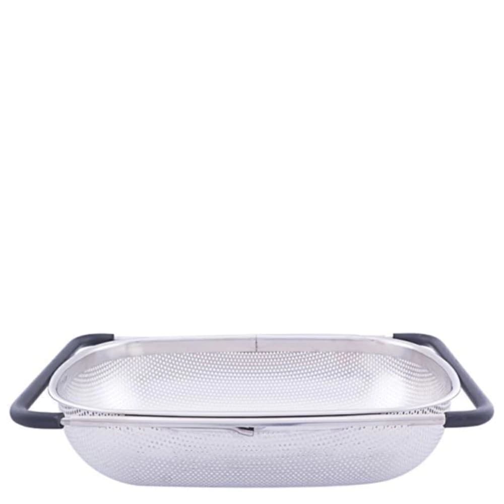 Escorredor Extensível de Aço Inox com Alça de Silicone