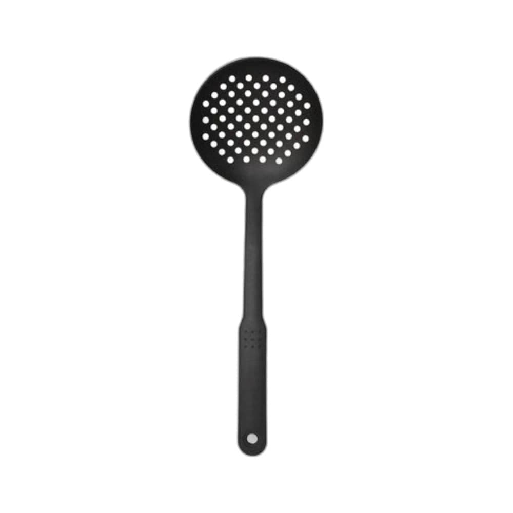 Escumadeira de Nylon Preto 34cm - Dolce Home