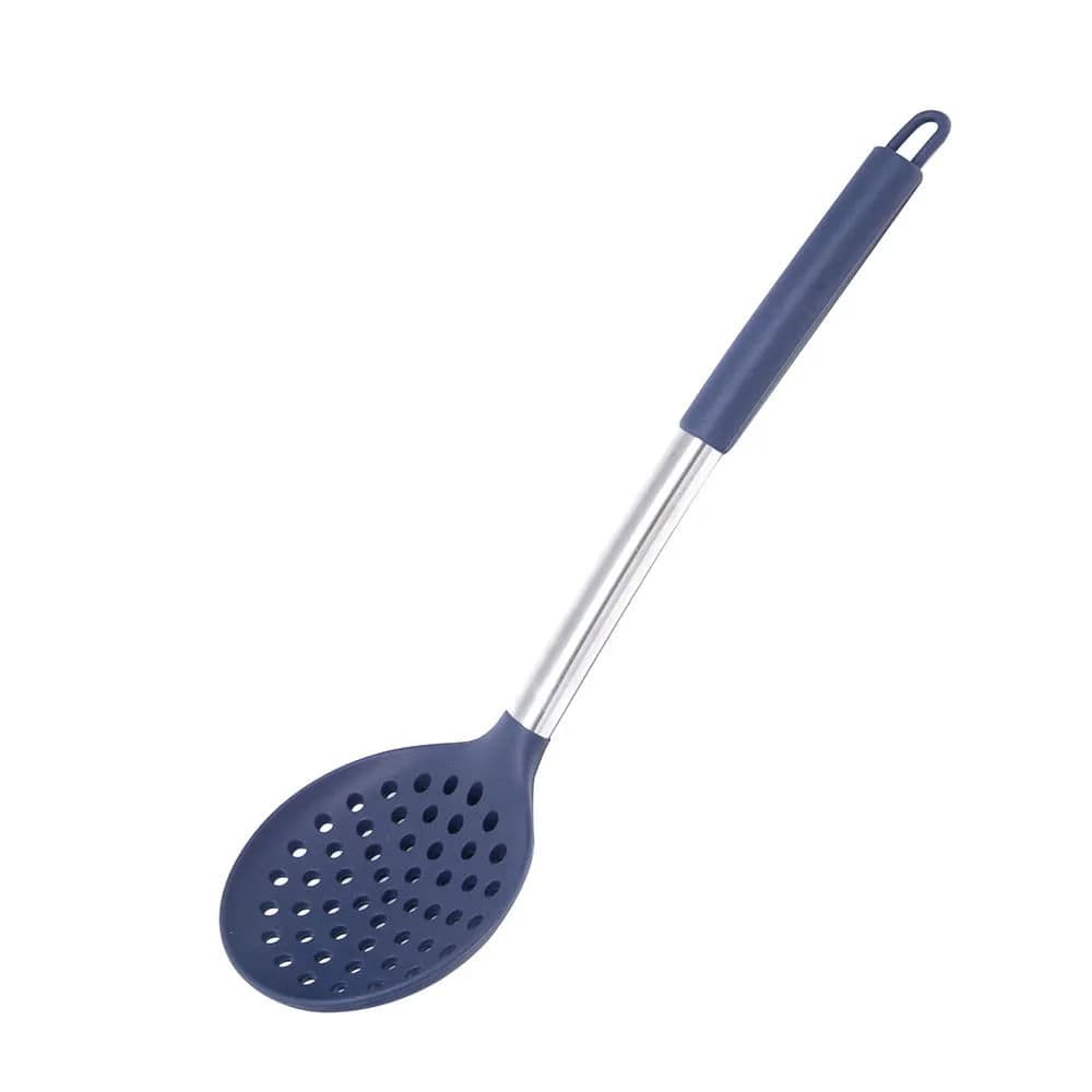 Escumadeira de Silicone 35cm Azul - Meridional