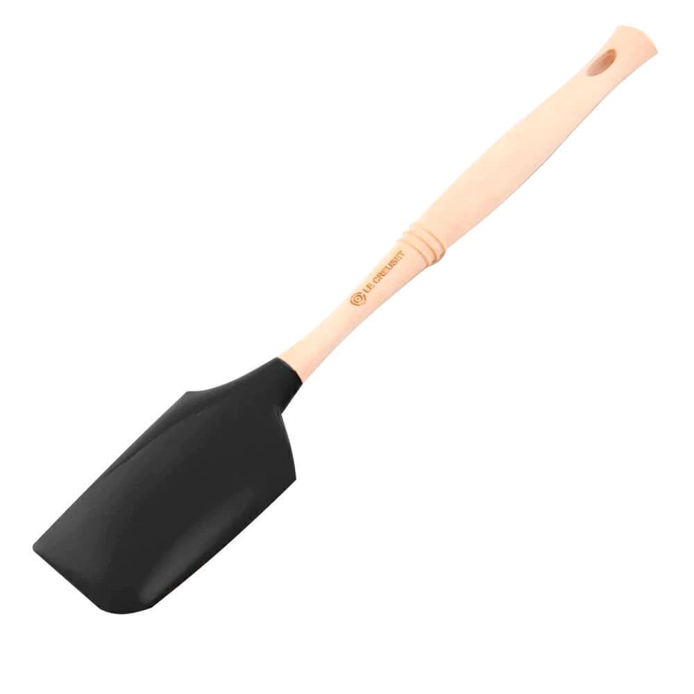 Espátula Curva de Silicone Le Creuset Venus Black Onyx 33CM