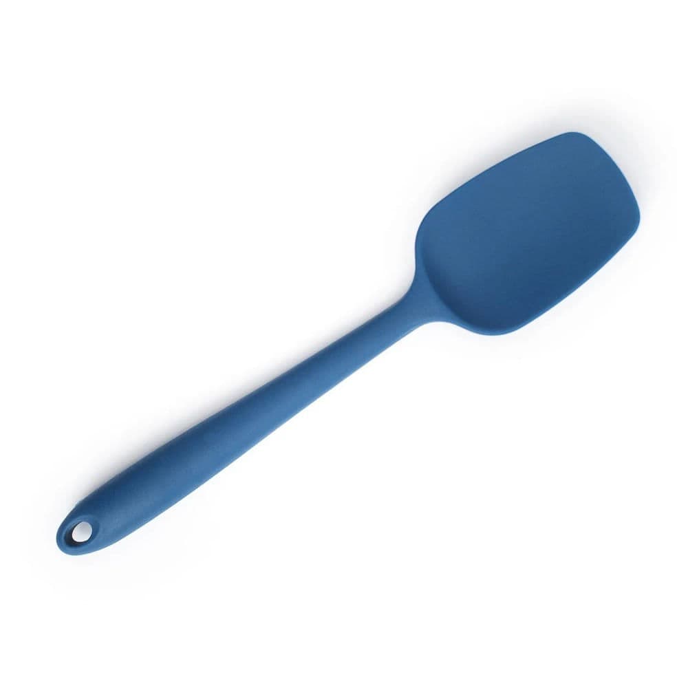 Espátula de Silicone Quadrada Azul Navy - Mozcada