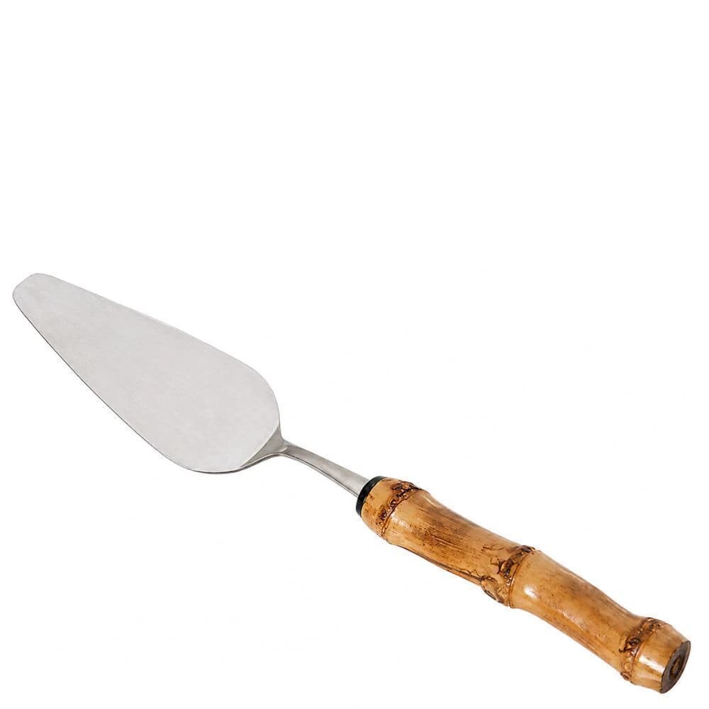 Espátula para Bolo de Bambu e Aço Inox 30cm