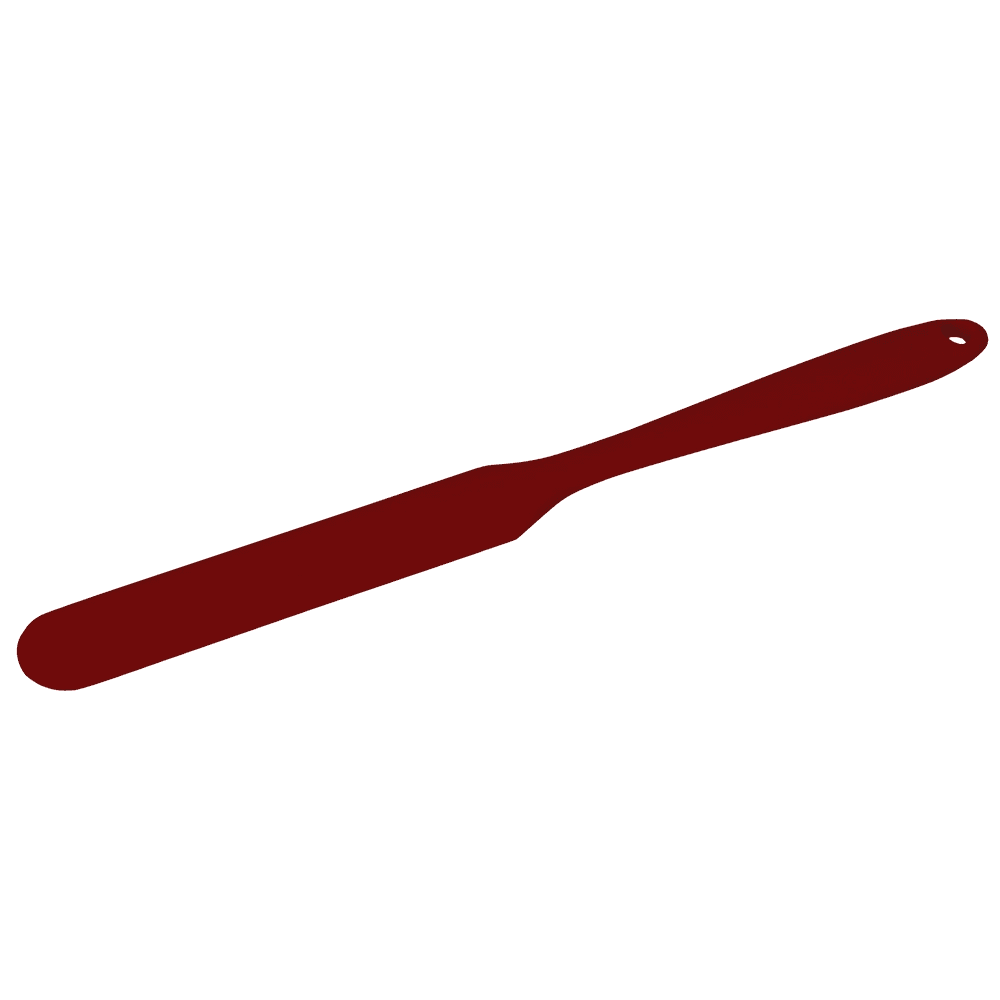 Espatula Reta de Silicone Vermelho Sn21036