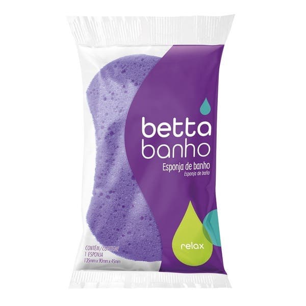 Esponja para Banho 465 Violeta Bettanin