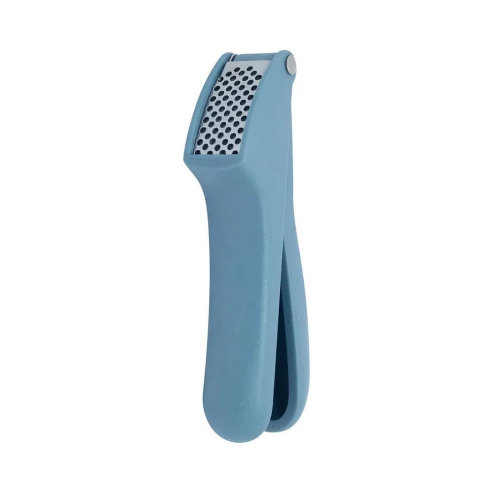 Espremedor de Alho 16cm Azul - Oikos
