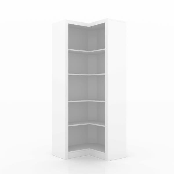 Estante de Madeira 68x171,5x68cm Branco Videira Tecno Mobili
