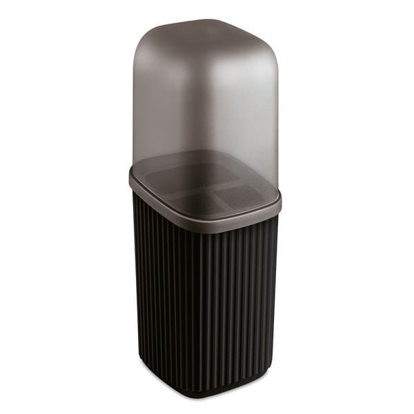Estojo para Escova de Dente de Plástico Preto Usual Utilidades