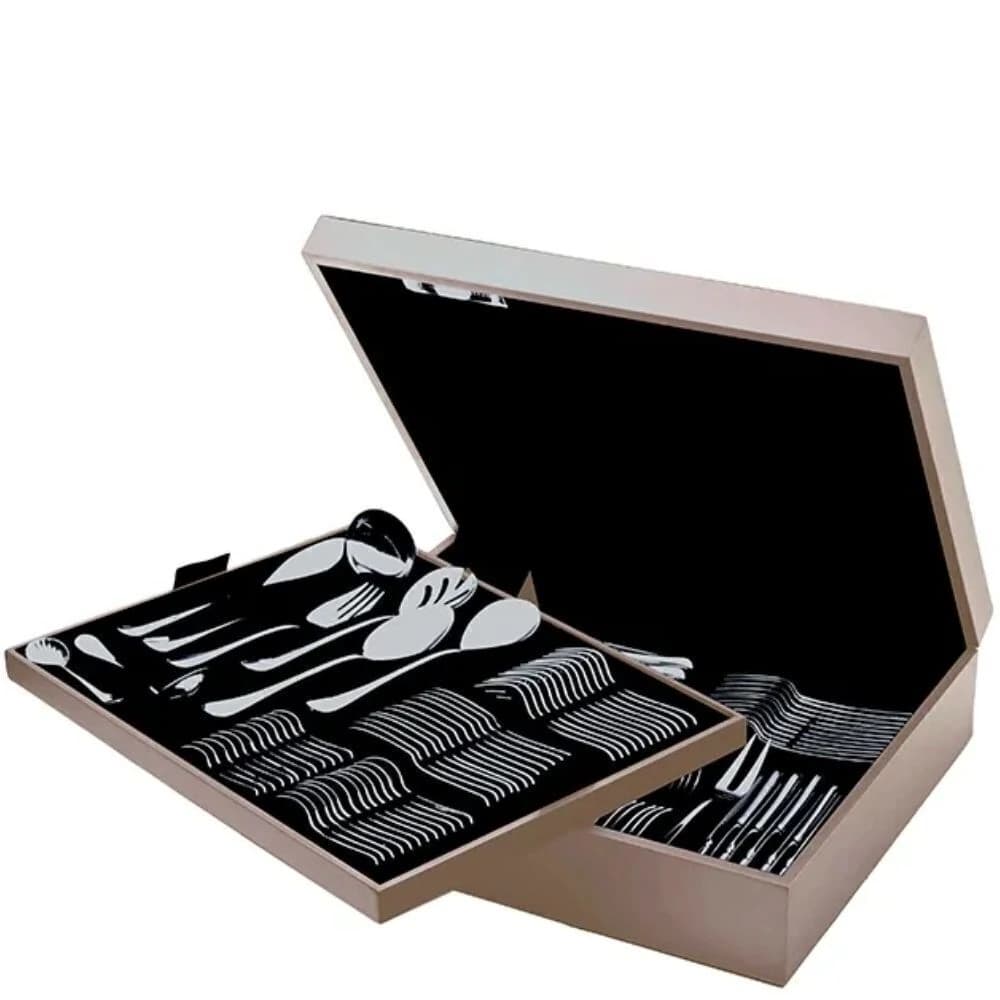 Estojo para Faqueiro St. James Fendi Fosco 130PÇS