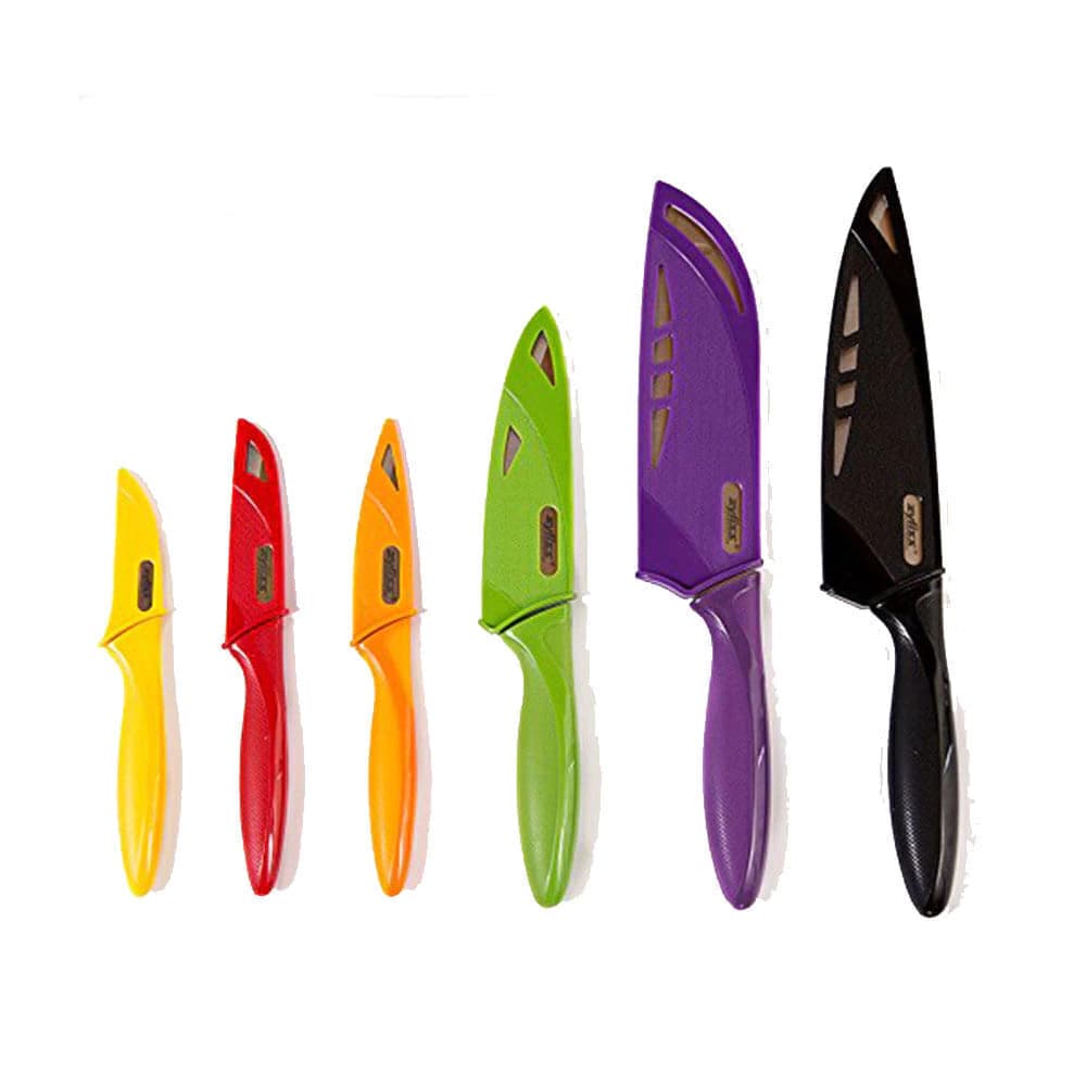 Faca de Aço Inox Zyliss Color 6PÇS