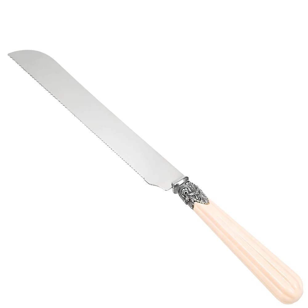 Faca para Pão de Aço Inox Eme Versailles Ivory 21cm