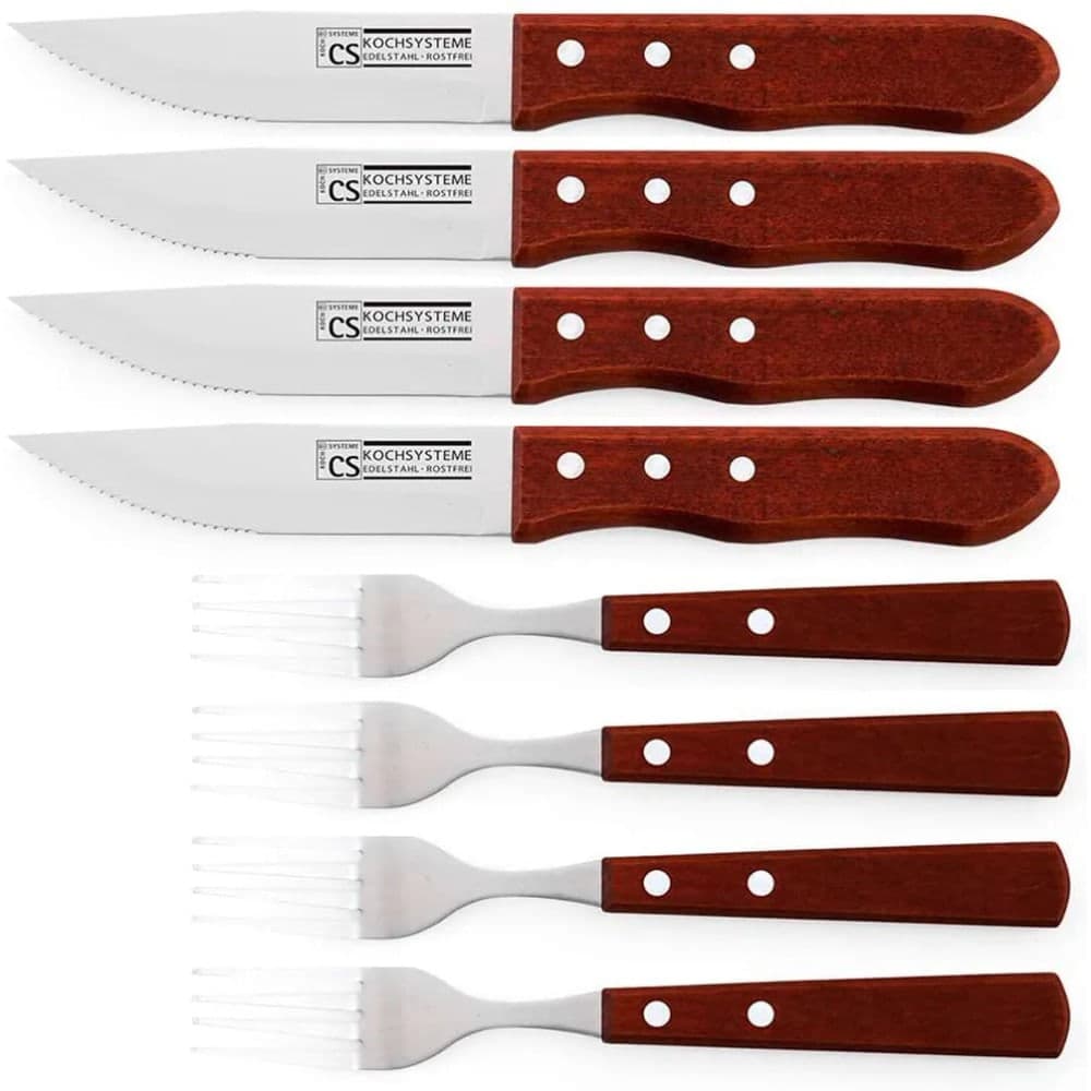 Faqueiro Churrasco Jumbo 8 Peças - Carl Schmidt Kochsysteme