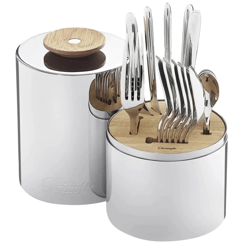 Faqueiro de Aço Inox Christofle Essentiel 24pçs