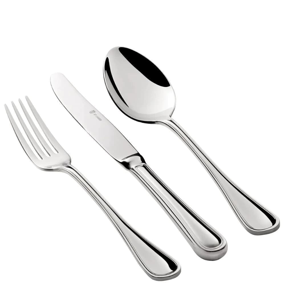 Faqueiro de Aço Inox St. James Windsor 130pçs