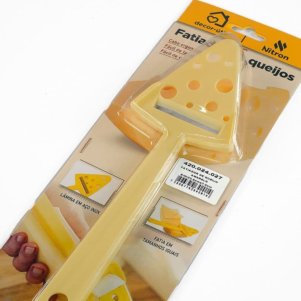 Fatiador De Queijo Amarelo - Nitron