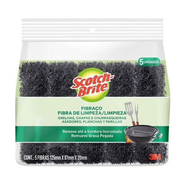 Fibra Grill Scotch-Brite com 5