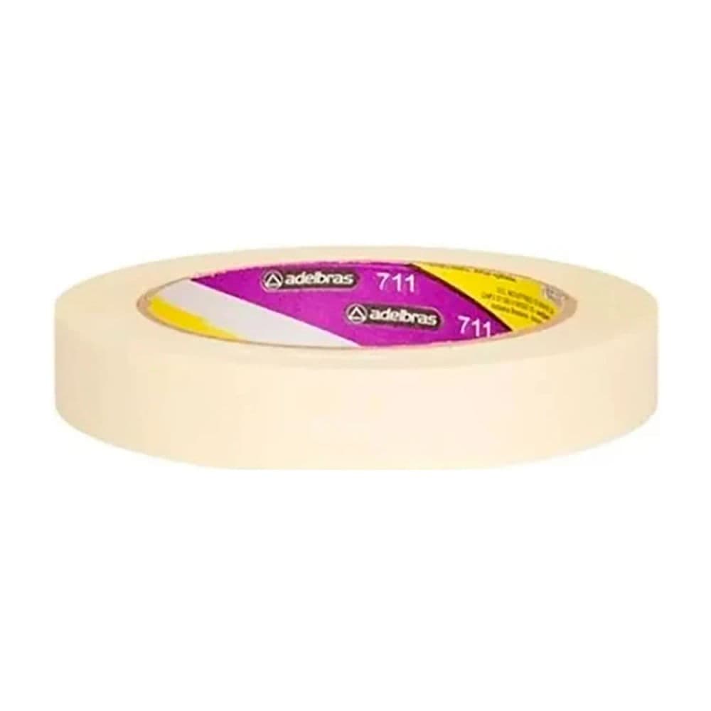 Fita Crepe para Uso Geral 18mmx40m - Adelbras