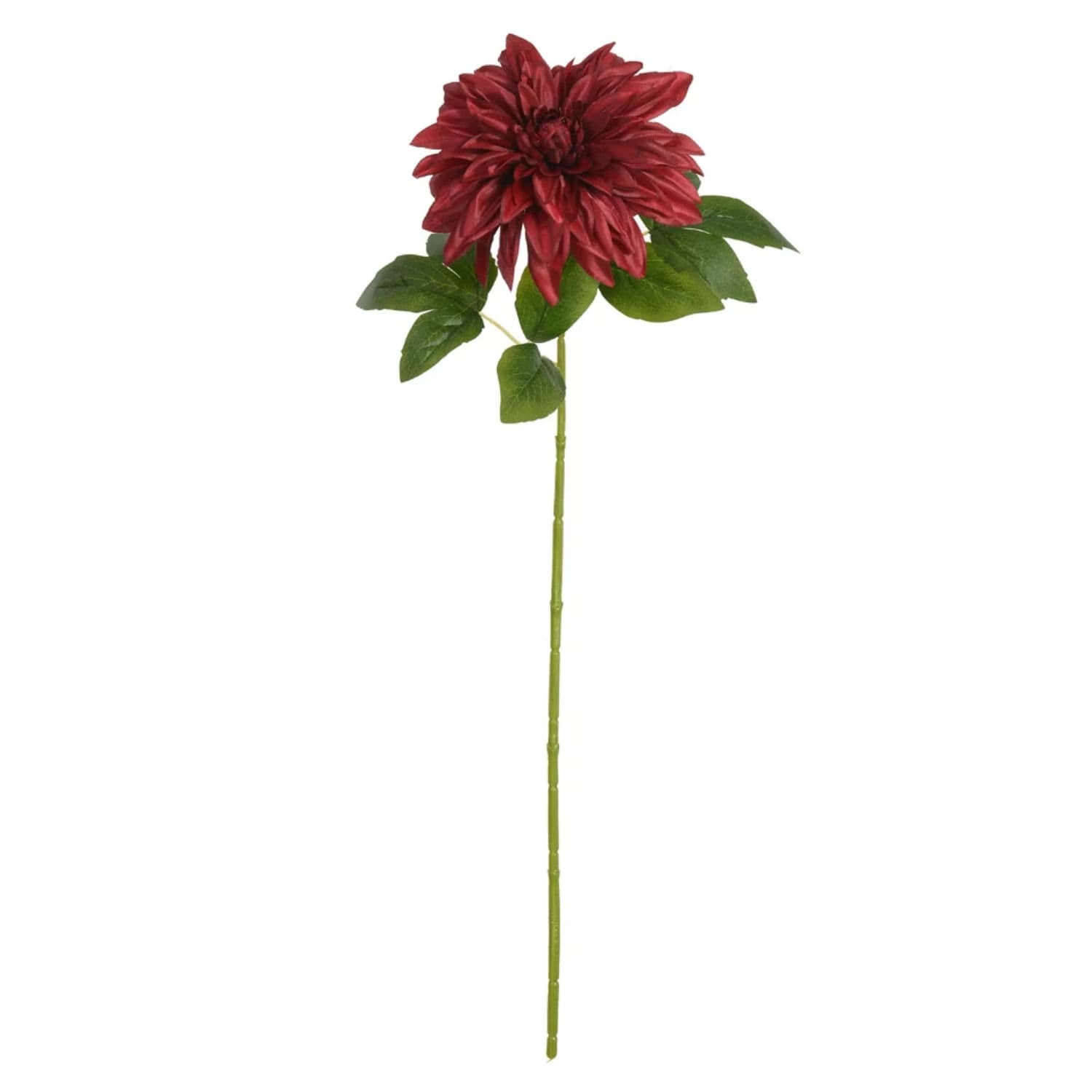 Flor Dália Artificial Haste 65cm Marsala - Florarte