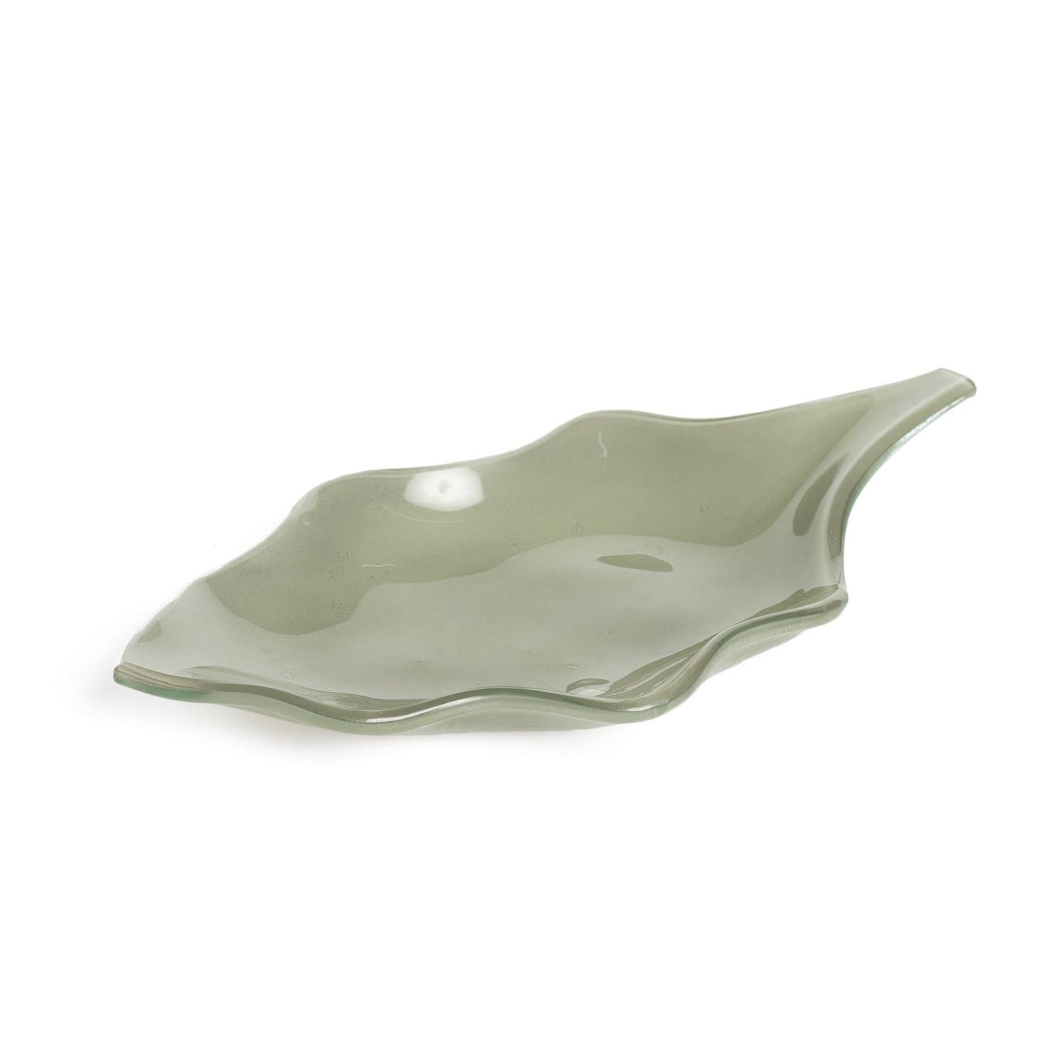 Folha Em Vidro Fendi 20 x 11 cm