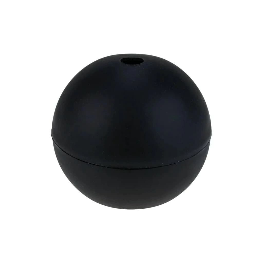 Forma para Gelo de Silicone Esfera Preta 60mm