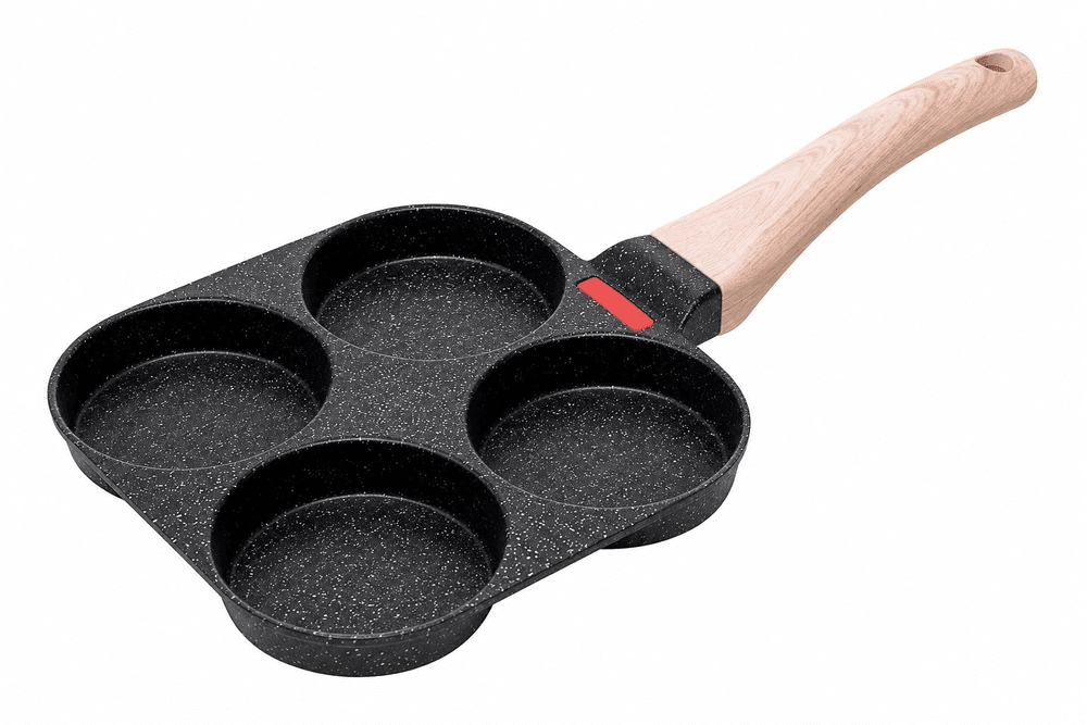 Frigideira de Induçao com 4 Cavidades Granilite