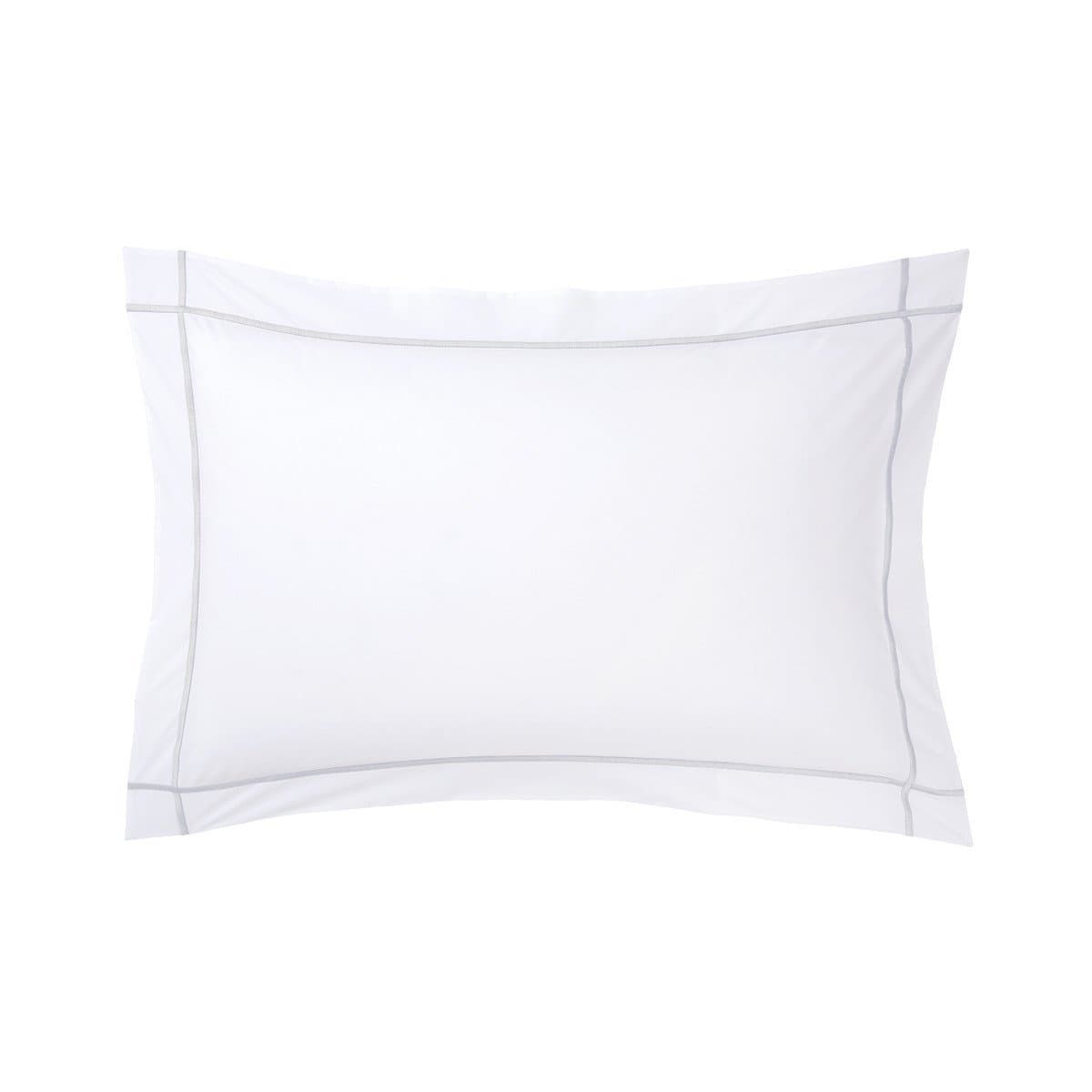 Fronha Athena 500 Fios Yves Delorme Prata 50x75cm