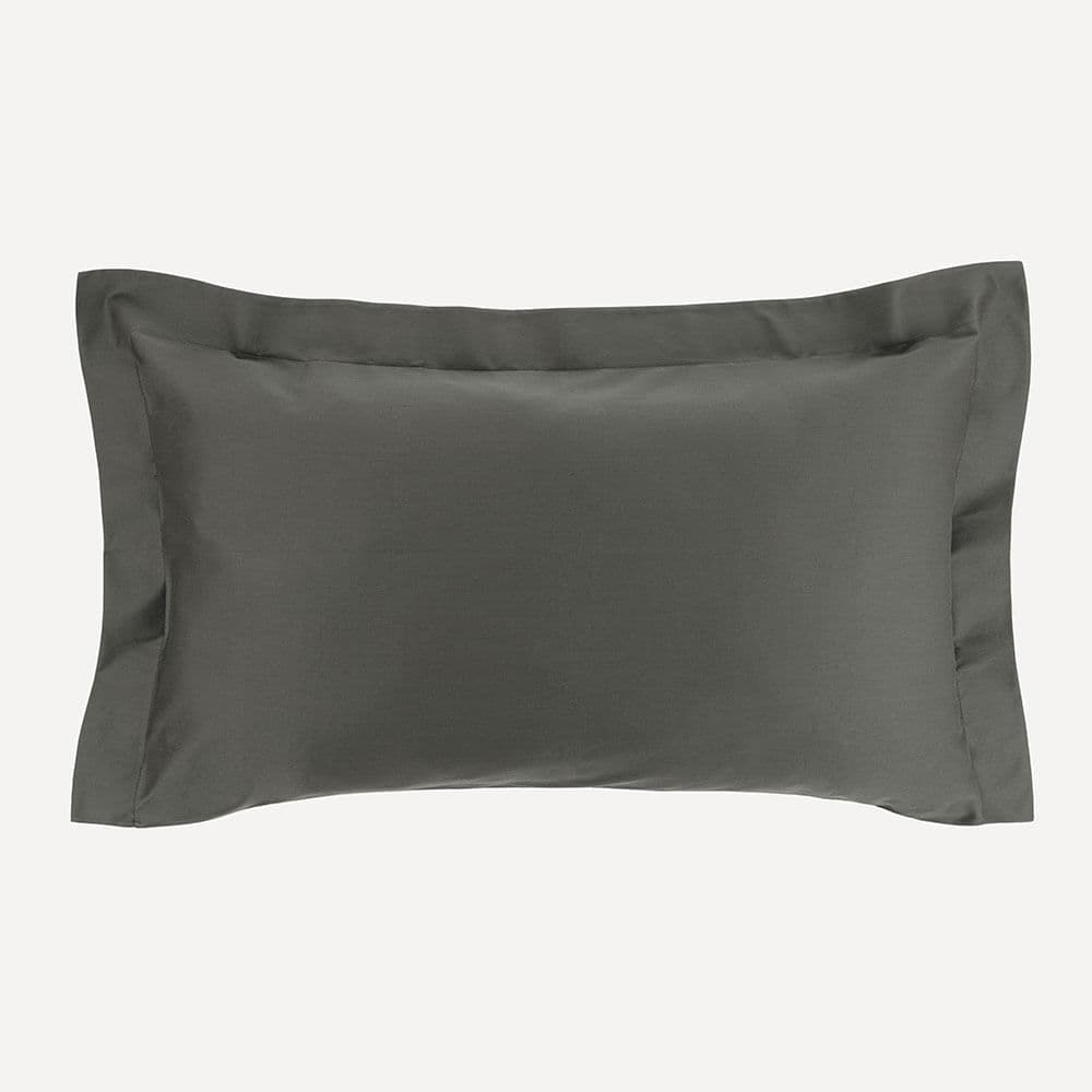 Fronha King 2 Peças 300 Fios 100% Algodão Bossa Cinza Nanquim