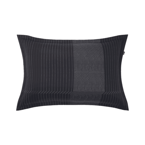 Fronha Tennis Stripes 300 Fios Preto Hugo Boss Home 50 x 75 cm