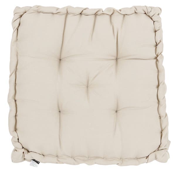 Futon Oxford Bege Chino 60x60cm