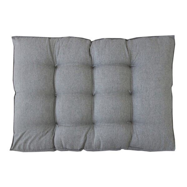 Futon Retangular Relax Tecido Cinza 15x80 cm