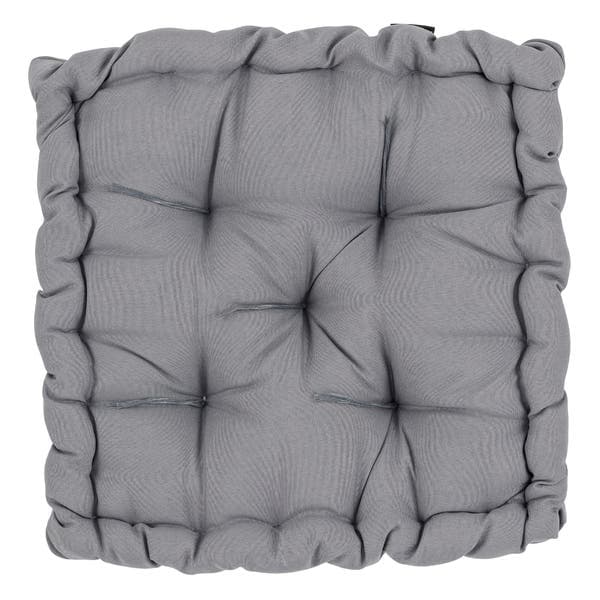 Futon Turco 40x40cm Cinza