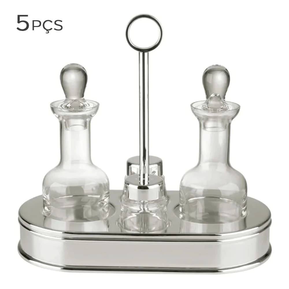 Galheteiro de Prata Clássico St. James 5pçs