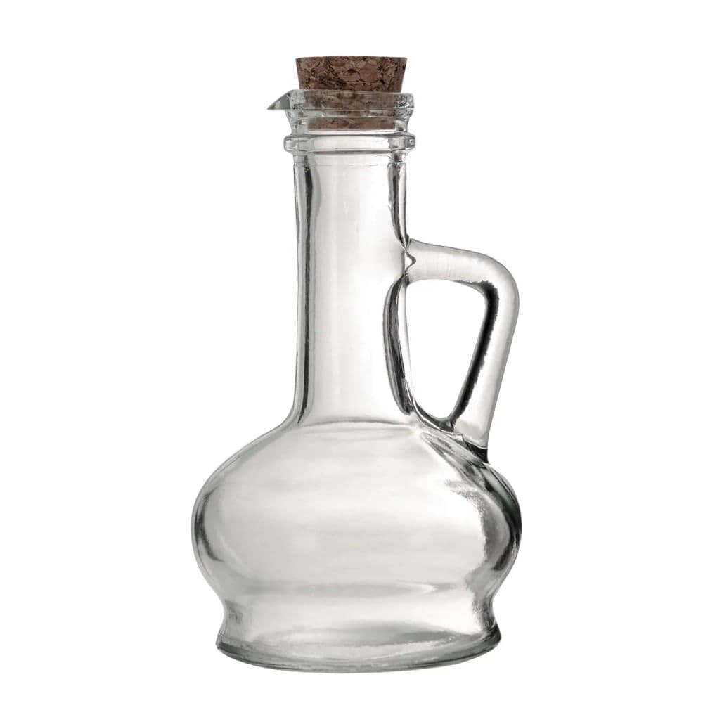 Galheteiro de Vidro com Tampa Rolha 180mL - Tuut