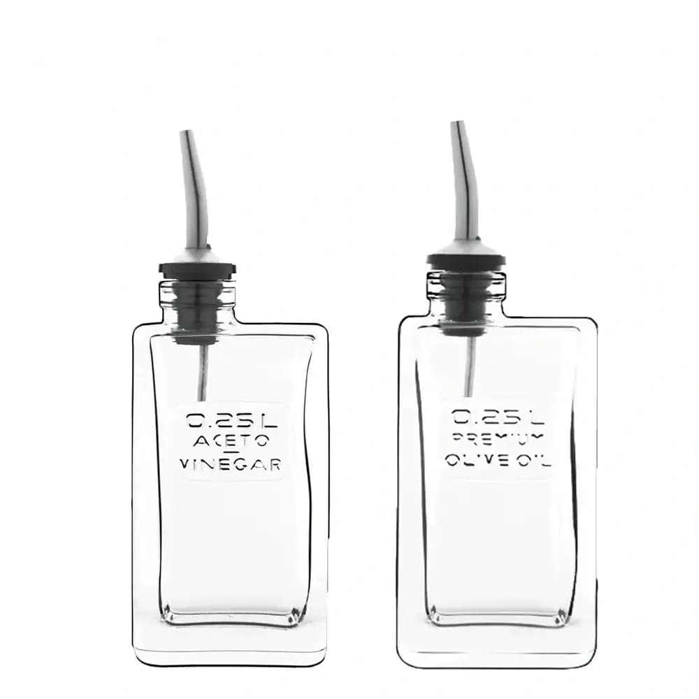 Galheteiro de Vidro Optima Luigi Bormioli 250ml 2pçs