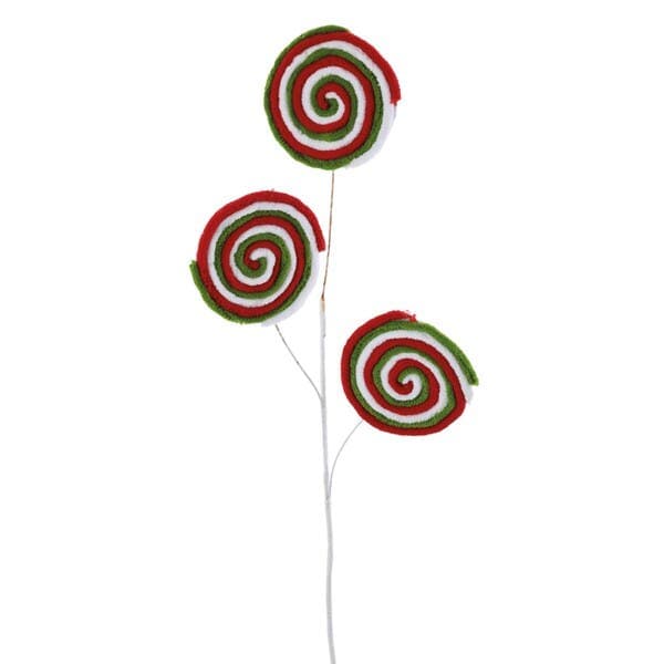 Galho Decorativo Lollipop Colorido 68x25x1cm Cromus