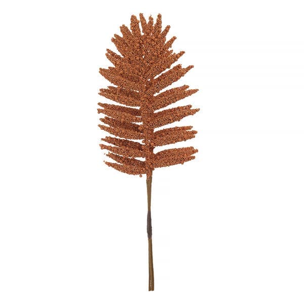 Galho Plástico e Metal Marrom Cromus 43x15cm