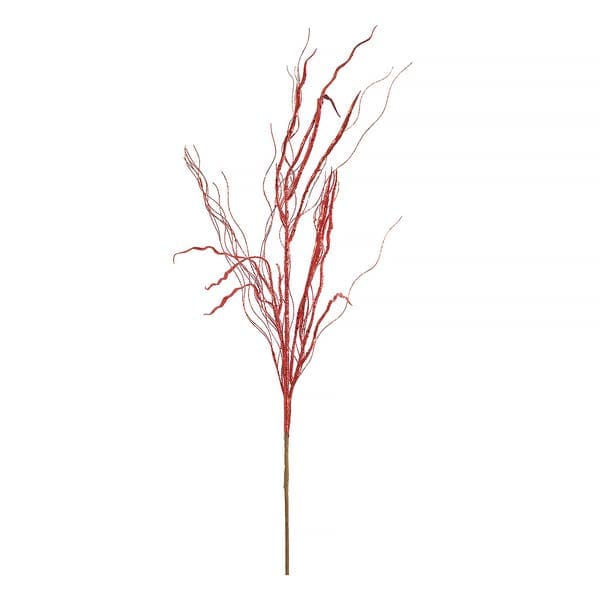 Galho Plástico e Metal Vermelho Cromus 90x38cm
