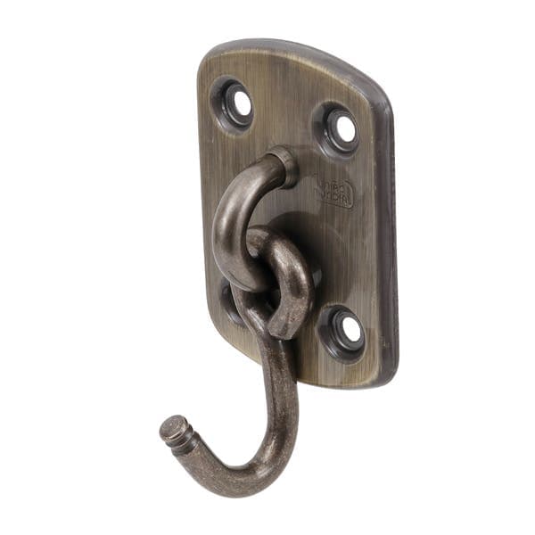 Gancho de Rede em Aço Carbono 10,2x7,2x5,1cm Antique União Mundial