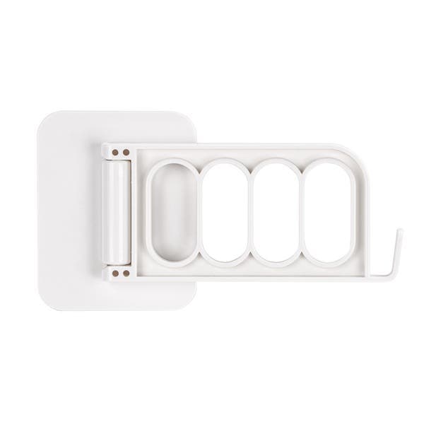 Gancho para Lavanderia com Adesivo 7,5x6x11,5cm Branco Ordene