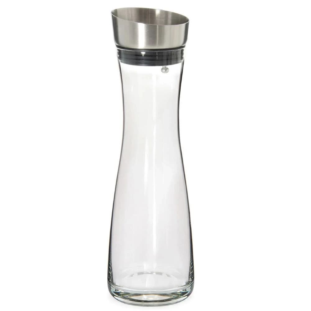 Garrafa de Vidro com Tampa de Aço Inox 1l