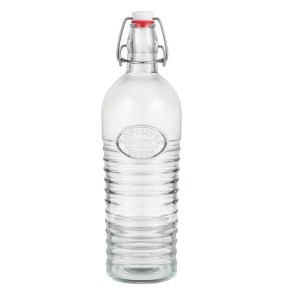 Garrafa de Vidro Hermética 1L Delinia