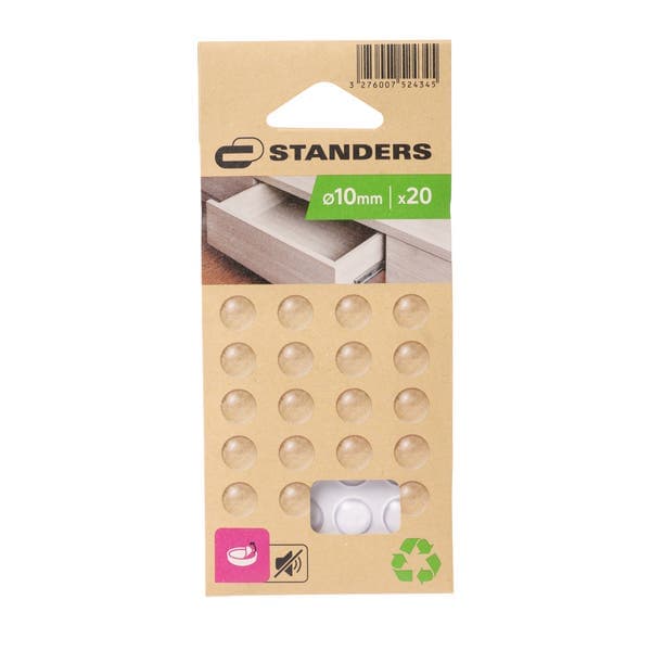 Gota Anti-Impacto Transparente 10mm com 20 Peças Standers